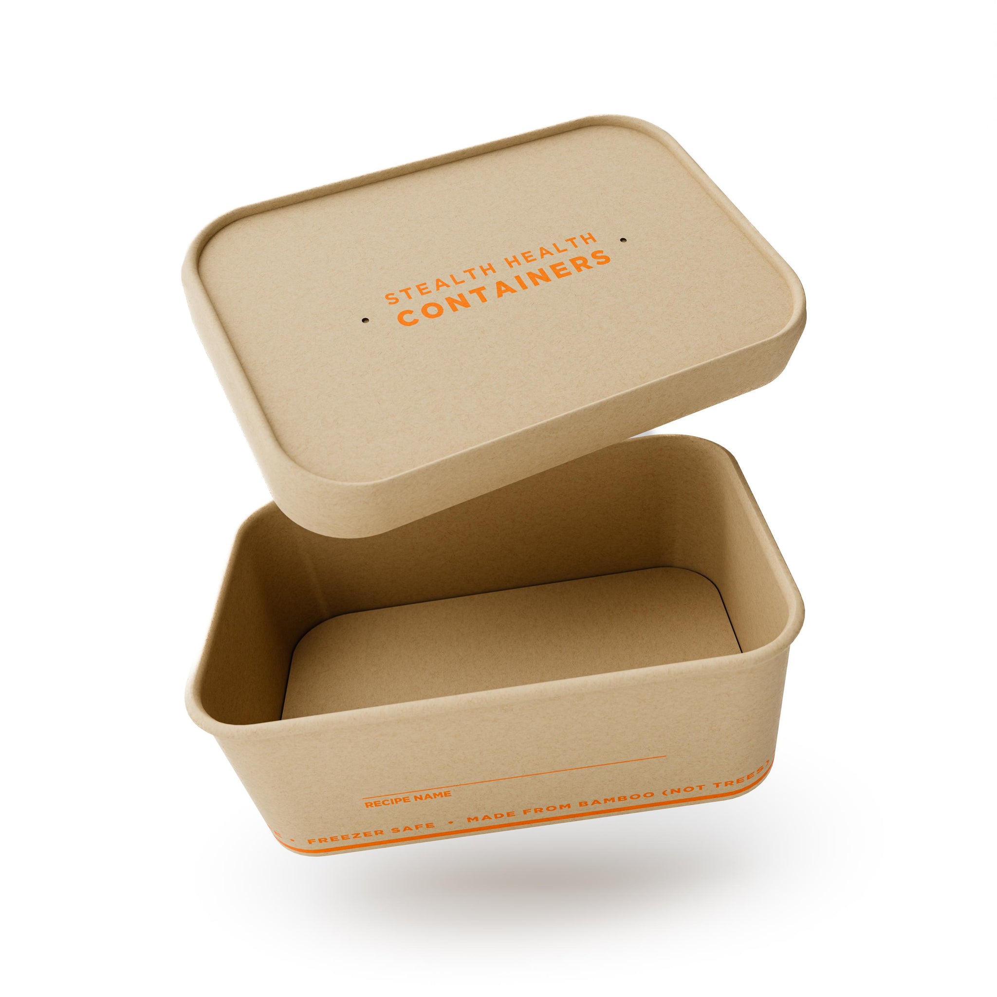 24oz Biodegradable Meal Prep Containers with Vented Lids