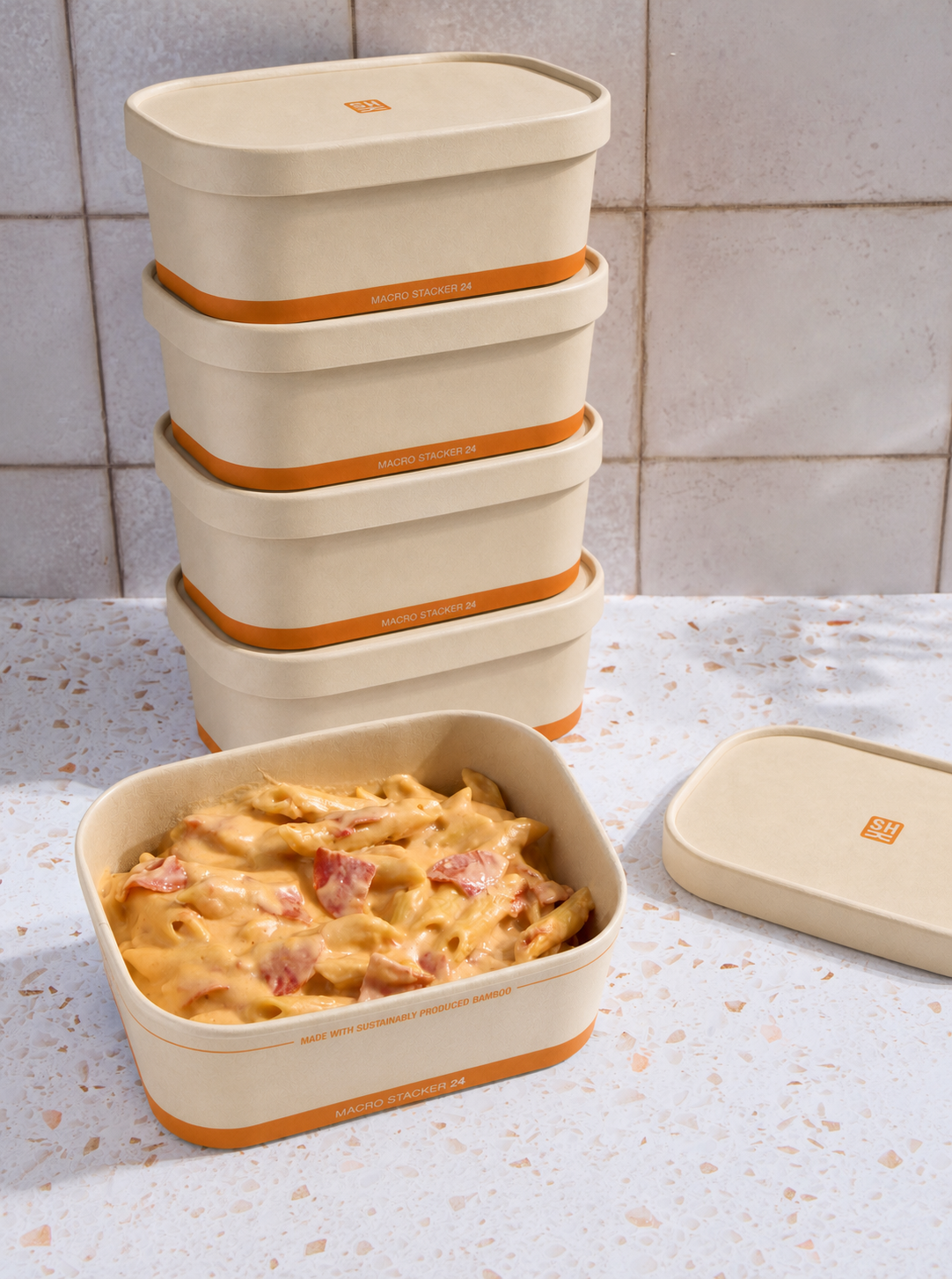 Macro Stacker 24 meal prep container - lifestyle-kitchen
