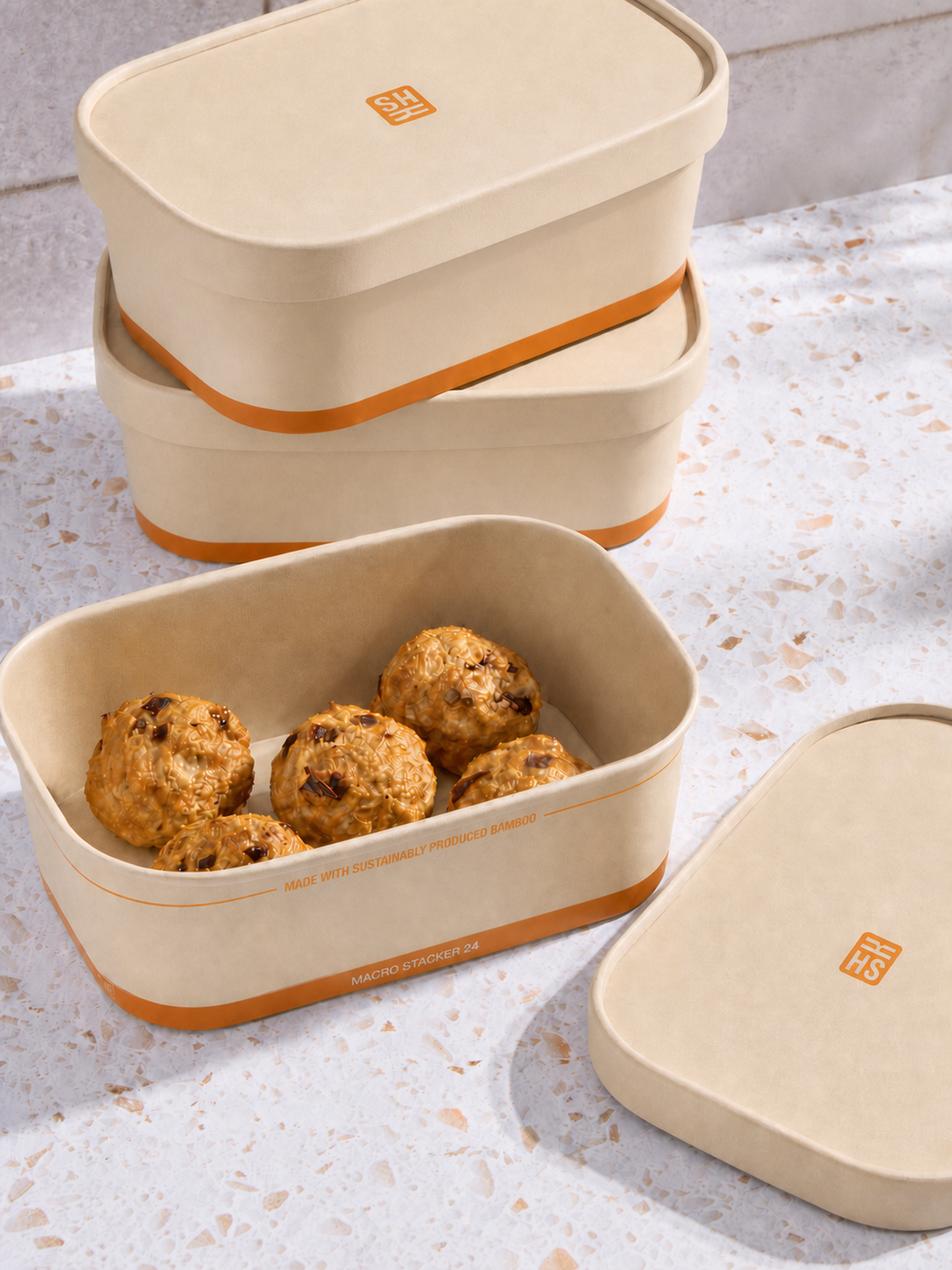 Macro Stacker 24 meal prep container - lifestyle-kitchen